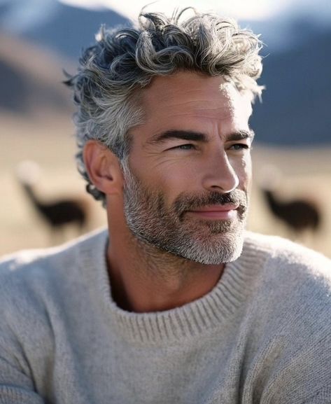 Men Long Grey Hair Styles, Mens Salt And Pepper Hairstyles, Middle Aged Men Hairstyles, Gray Beards Older Man, Middle Aged Man Hairstyles, Grey Hair Color Men, Grey Bearded Men, Growing Hair Men, Silver Fox Hair