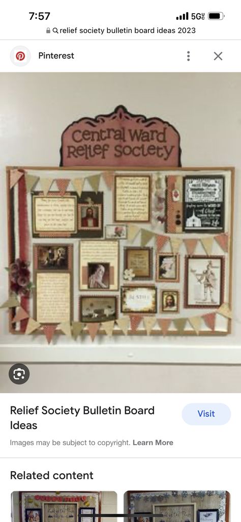 Relief Society Bulletin Board Ideas, Relief Society Bulletin Board, Bulletin Board Ideas, Church Activities, Relief Society, Eternal Life, Board Ideas, Bulletin Boards, Bulletin Board