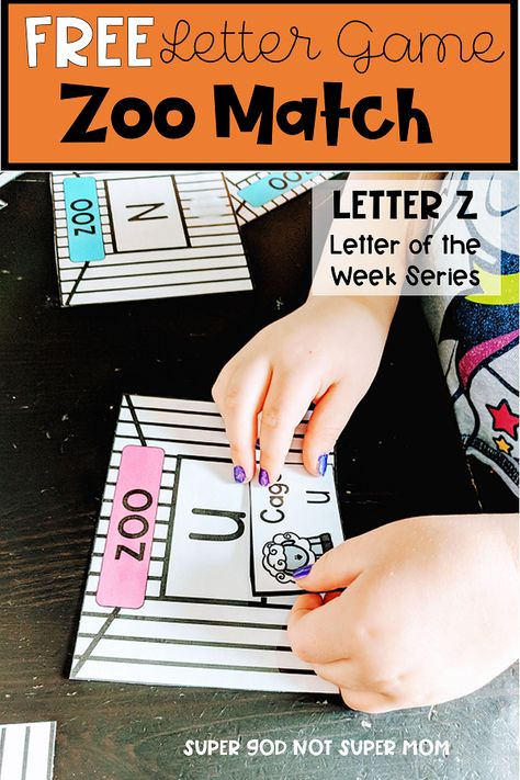 Match upper and lower letters with this fun zoo themed. Perfect for the letter of the week featuring z! Zoo Activities Preschool, Letter Of The Week Activities, Preschool Zoo Theme, 365 Questions, Zoo Preschool, Prek Crafts, Literacy Activities Preschool, Zoo Activities, Alphabet Activity