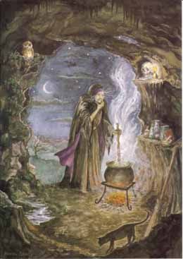 Celtic Lady: CELTIC HALLOWEEN: THE SAMHAIN CRONE Celtic Halloween, Fantasy Artwork Landscape, Halloween Illustrations, Witch Painting, Baba Jaga, Nature Witch, Witch Pictures, Samhain Halloween, Wheel Of The Year