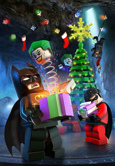 Lego Batman 2 DC Super Heroes on Behance Batman Christmas, Batman Game, Lego Batman 2, Christmas Lego, The Lego Batman Movie, Lego Poster, Lego Print, Dc Collection, Dc Super Heroes