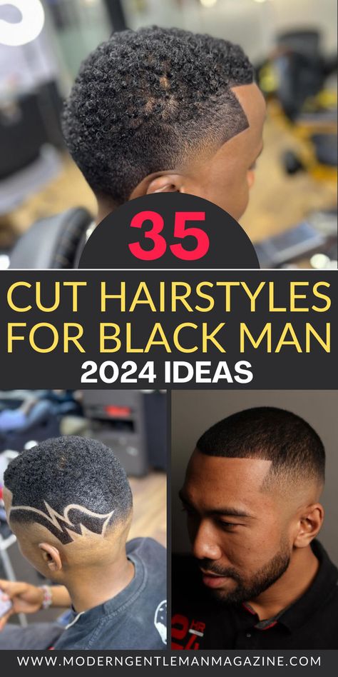 Explore 35 hairstyles perfect for Black men, from braids to afros. Find the perfect cut that matches your style and makes a bold statement. #BlackMenHair #Hairstyles #MenGrooming #AfroStyle #BraidStyles Black Mens Short Hairstyles, Blackmen Haircut Men's Hairstyles, Black Mens Haircuts, Black Male Haircuts, Black Mens Hairstyles, Low Fade Haircut Men's, Black Hair Fade, Black Man Haircut Fade, Different Hair Cut