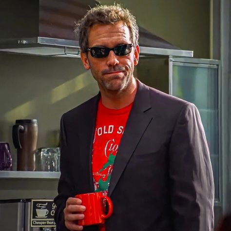 Dr House, Coffee, Funny, Red