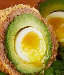 DINOSAUR SCOTCH EGG - Avocados From Mexico Easy Avocado Recipes, Air Fryer Recipes Uk, Avocado Recipes Easy, Scotch Eggs Recipe, Scotch Egg, Avocados From Mexico, Scotch Eggs, Perfect Brunch, Brunch Dishes