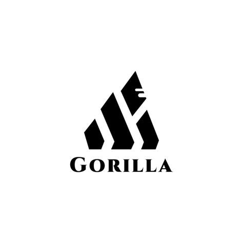 Gorilla Logo Template Gorilla Logo, Circular Logo, Logo Design Art, Wordpress Theme Design, Unique Website, Logo Ideas, King Kong, Shirt Ideas, Logo Inspiration