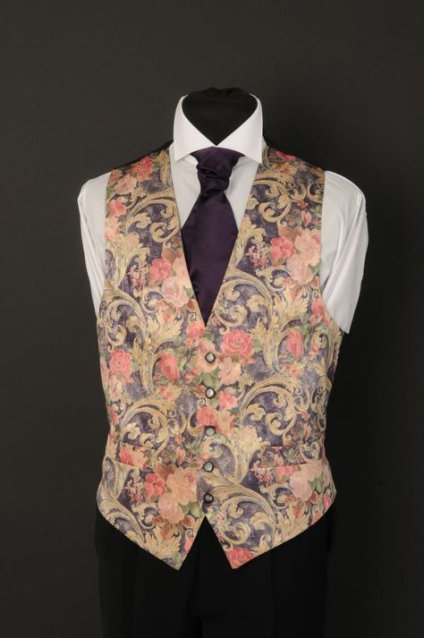 mens floral waistcoat - Google Search Waist Coat Men, Suit Vest Outfits, Floral Waistcoat, Blender Inspiration, Vest Outfits Men, Morning Suit, Waistcoat Outfit, Waistcoat Designs, Table Etiquette