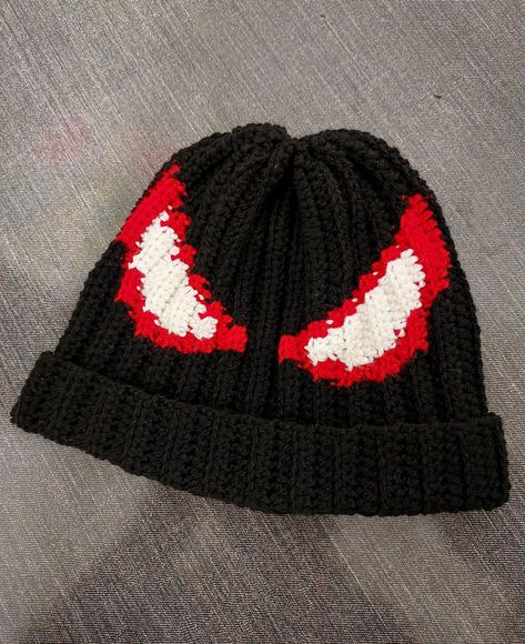 NEW LAUNCH !!🥵🕸 SPIDERMAN BEANIE MILES MORALES 🕷 It's probably the coolest thing I've made till date (I got orders from everyone I showed this to😭) Get yours noww before winters (20% off till the end of this month) Dm for price Colours can be customised Pattern by @chonkaycrochet Spiderman Beanie, Miles Morales, Till The End, New Launch, Halloween Costume, Spiderman, The End, Halloween Costumes, Product Launch