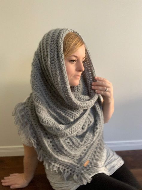 Ravelry: Wild Oleander Hooded Scarf by Wickedly Handmade Hooded Scarf Pattern Free, Wickedly Handmade, Wild Oleander Hooded Scarf, Crochet Hooded Cowl, Hooded Scarf Pattern, Crochet Cowls, Hooded Cowl, Neck Warmers, Crochet Stitches Guide