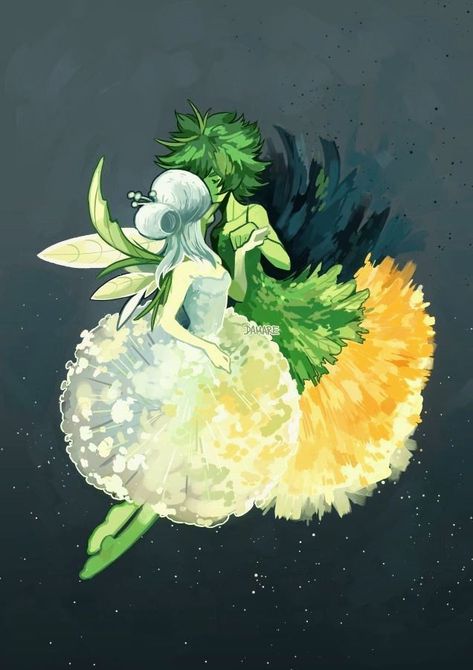 Dandelion Drawing, Tumblr Cute, Magical Beings, Art Pretty, Magical Land, Art Fantasy, Mythical Creatures Art, Trippy Art, Fairy Art