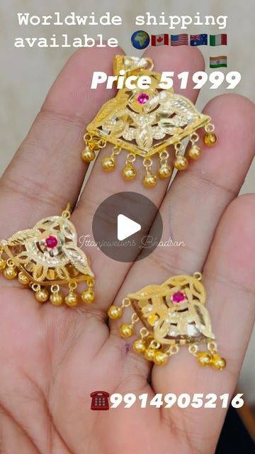 ITTAN JEWELLERS BHADSON on Instagram: "💫very beautiful designs for a pandal set 💫
💫new design for Pandal sets💫
💫22ct gold 916Hallmark 💫
💫worldwide shipping available 🌍🇮🇹🇦🇺🇮🇳🇨🇦🇺🇸💫
💫☎️9914905216💫
💫Ittanjewellers bhadson💫

#ittanjewellersbhadson #beautiful #designs #for #pandalset #treading #22ctgold #916hallmark #goldjewellery #beautifuldesign #punjabiwedding #Punjabi Pandal set# Punjabisongs" Gold Pandal Design New, Punjabi Wedding, Gold Jewellery, Set Design, News Design, New Design, Beautiful Design, Gold Jewelry, Gold