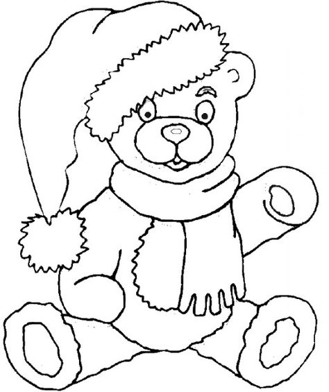 Christmas Ornament Coloring Pages | Online Christmas Bear Coloring Book Printables Happy Teddy Bear Day, Polar Bear Coloring Page, Ornament Coloring, Daycare Projects, Teddy Bear Coloring Pages, Winter Drawing, Nativity Coloring Pages, Book Printables, Gnome Pictures