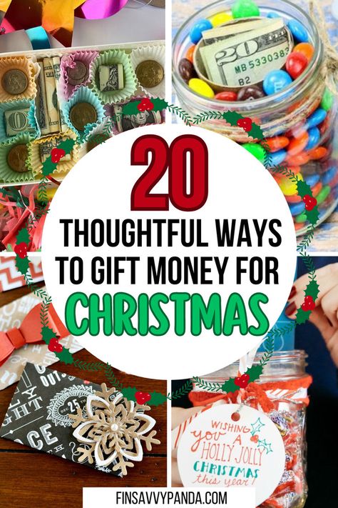 Ring in the holiday season with fun and creative Christmas money gift ideas! Whether you're crafting a cute or funny presentation, these ideas offer unique ways to give money for Christmas. Perfect for both women and men, try using a balloon or other Christmas crafts to make the gift extra fun and memorable for everyone! Fun Ways To Gift Money, Money Gift Ideas For Christmas, Fun Ways To Give Money, Ways To Gift Money, Money Gifts Christmas, Ways To Give Money, Money Gift Ideas, Gift Card Presentation, Teen Crafts