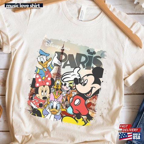 Vintage Retro Mickey And Friends Disneyland Paris T-Shirt Vacation Tee Tower Shirt Classic Sweatshirt Check more at https://musicloveshirt.com/product/vintage-retro-mickey-and-friends-disneyland-paris-t-shirt-vacation-tee-tower-shirt-classic-sweatshirt/ Retro T-shirt With Disney Character Print For Fan Events, Retro T-shirt With Cartoon Print For Disney Fans, Multicolor Cartoon Print T-shirt For Disney Trips, Disney Style T-shirt With Cartoon Print For Disney Trips, Retro Disneyland Resort Shirt, Paris T Shirt, Classic Sweatshirt, Disneyland Paris, Mickey And Friends