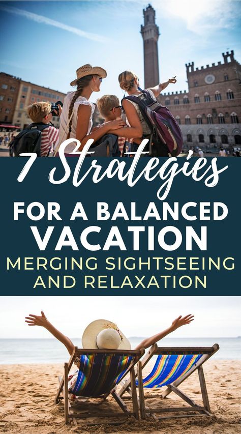 Balancing sightseeing and relaxation during a trip, especially when time is limited, requires some strategic planning and a mindful approach to travel. In this article, I’ll outline seven strategies to balance sightseeing and relaxation. | vacation planning tips | sightseeing vacation | relaxing vacations | how to plan a vacation | how to enjoy vacation | best vacations | travel planning | how to enjoy travel | how to enjoy traveling Blends Activities, Relaxing Travel, Long Term Travel, Relaxing Activities, Relaxing Vacations, Need A Vacation, Travel Deals, Self Care Activities, Best Vacations