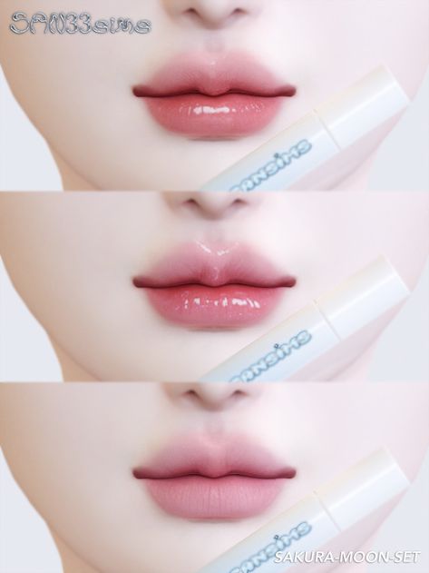 The Sims 4 Aegyo Sal, Sims 4 Cc Lip Makeup, The Sims 4 Lips Preset, Sims 4 Cc Korean Face, Sims 4 Preset Cc, Face Cc Sims 4, Sims Makeup Cc, Cc Sims 4 Free, Sims 4 Asian Makeup