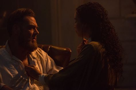 into the badlands 1x05 Madeleine Mantock, Marton Csokas, Into The Badlands, Music Tv, Picture Photo, Tv Series, Period, Dreadlocks, Film