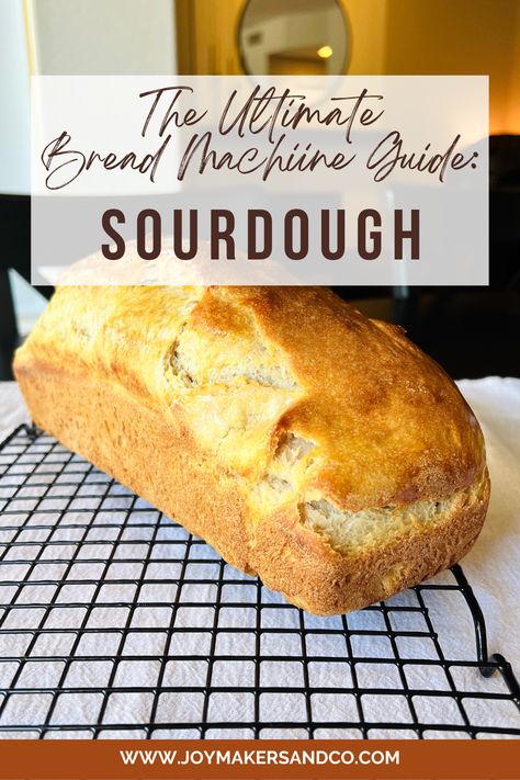 The Ultimate Bread Machine Guide to a 100% Sourdough Sandwich Loaf Sour Dough Bread Machine Recipe, Sourdough Bread Machine, Baking Bread At Home, Bread Dipping, Sandwich Loaf, Dutch Oven Bread, Sourdough Sandwich, Brown Recipe, Bread Maker Recipes