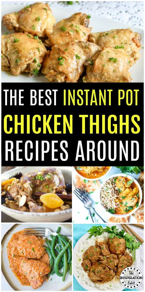 Boneless Chicken Thigh Instant Pot, Chicken Thigh Recipes Pressure Cooker, Bone In Chicken Thigh Recipes Instapot, Instant Pot Recipes Chicken Thighs, Chicken Thigh Instant Pot Recipes, Boneless Skinless Chicken Thigh Recipes Instant Pot, Instapot Chicken Thighs, Frozen Chicken Thighs Instant Pot, Chicken Thigh Instant Pot