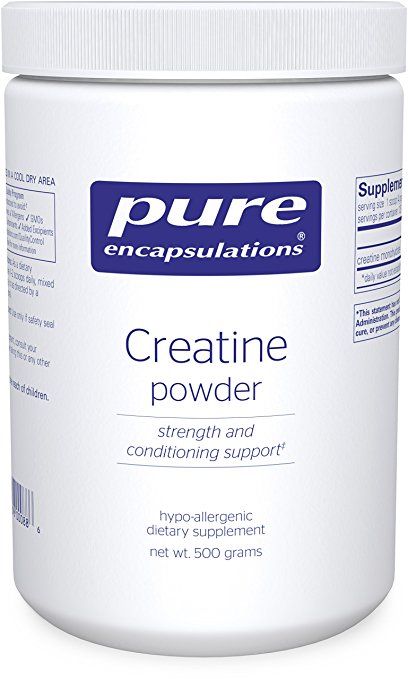 Pure Encapsulations - Creatine Powder - Hypoallergenic Strength and Conditioning Support Formula for Athletes* - 500 Grams Pure Encapsulations, Natural Probiotics, Baking Soda Beauty Uses, Creatine Monohydrate, Soluble Fiber, High Intensity Workout, Amino Acid, Immune Health, Protein Sources