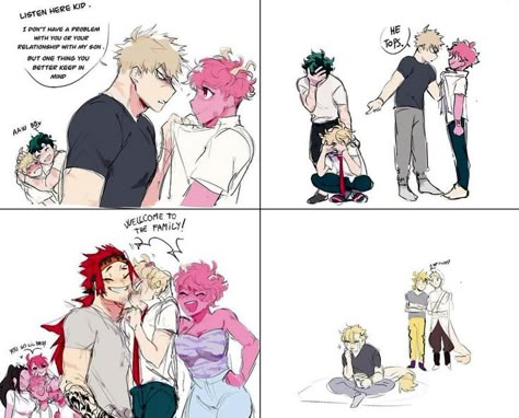 Bkdk Kids Mha, Mha Gen 2, Bkdk Fanart, Mha Ships, Bakugo Katsuki Fanart Cute, Kids Hero, Anime Cupples, Katsuki Bakugou, Boku No Hero Academia Funny