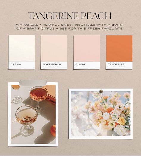 Coral Wedding Colors, Peach Wedding Invitations, Peach Bouquet, Sunset Palette, Theme Inspiration, Peach Colour, Colour Theme, Peach Blush, Coral Wedding