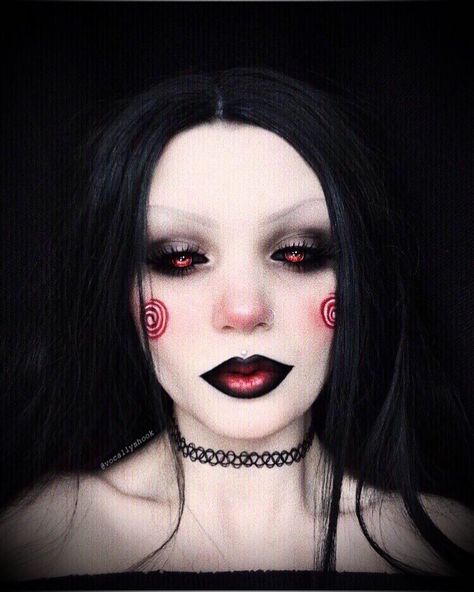 #paleskin #saw #sawmovie #billythepuppet #makeup #mua #makeupartist #gothgoth #gothic #goth #alternativegirl #blackmooncosmetics #mehron #sugarpill #nyxcosmetics #ofracosmetics #halloween #halloweenmakeup Puppet Makeup, Saw Makeup, Orb Of Light, Black Moon Cosmetics, Billy The Puppet, 3d Makeup, Light Palette, Easter Makeup, Witch Makeup