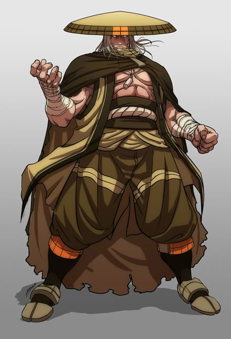 asian male man elder human fighter warrior earthbender iroh hat green cloak moc poc character art tough muscle strong Samurai Art, Martial Artists, Martial Artist, Superhero Design, Fantasy Warrior, Character Design Male, I Design, Character Design References, Dnd Characters