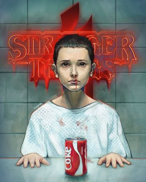 Stranger Things Poster, Stranger Things Kids, Potter Art, Stranger Things Art, Eleven Stranger Things, Stranger Things Wallpaper, Stranger Things Funny, Warrior Girl, Stranger Things Netflix