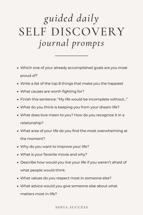 How To Understand Yourself, Self Improvement Journal Prompts, What To Journal About Daily, How To Find Yourself, Questions For Self Discovery, Spiritual Journal Prompts, Deep Journal Prompts, Bullet Journal Design, Self Discovery Journal Prompts