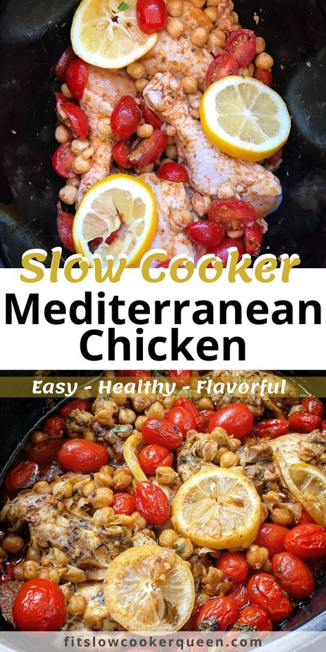 Chicken Legs Mediterranean, Mediterranean Crockpot Chicken Recipes, Mediterranean Diet Recipes Crockpot Crock Pot, Medditeranean Crockpot Recipes, Crockpot Mediterranean Chicken, Slow Cooker Mediterranean, Pioneer Woman Slow Cooker Recipes, Mediteranian Crockpot Recipes, Mediterranean Crockpot