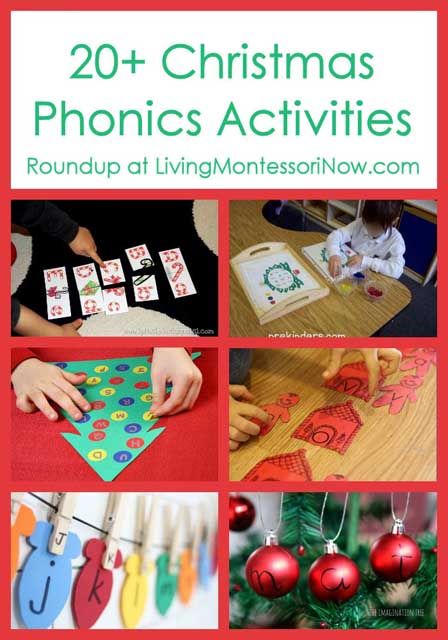 20+ Christmas Phonics Activities - Includes Montessori phonics ideas; part of a HUGE collaboration of Kid Blogger Network Christmas roundups Montessori Phonics, Christmas Phonics, Learning Activities For Preschool, Christmas Learning Activities, Phonics Ideas, December Ideas, Christmas Learning, Christmas Units, Winter Classroom