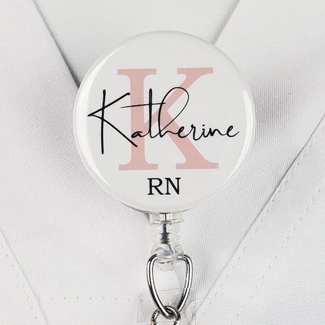 Lanyard Id Holder, Stethoscope Tag, Stethoscope Id Tag, Personalised Badges, Staff Gifts, Nurse Badge Holders, Medical Staff, Masculine Style, Retractable Badge Holder