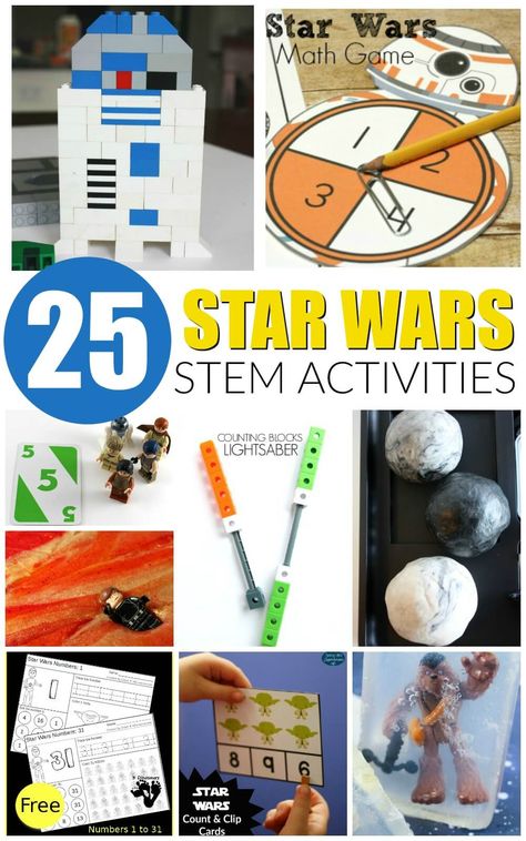 Star Wars Activities, Star Wars Classroom, Stem Activities For Kids, Star Wars Crafts, Quiet Play, Math Activities For Kids, Star Wars Day, May The 4th Be With You, Unit Studies