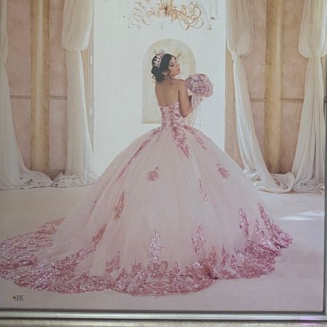 Quince dress Moda2000 Quince Dresses Pink, Baby Pink Quince Dress, Pink And White Quince, Pink And White Quinceanera Dresses, Moda2000 Quince Dresses, Baby Pink Quinceanera Dresses, White Quince Dress, White Quince, Xv Dresses