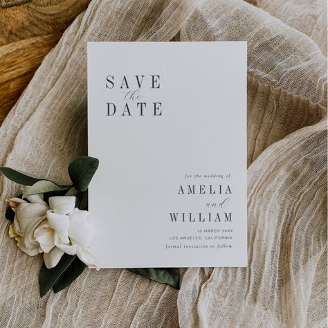 Wedding Save the Dates simple wedding save the date wedding elegant script pampas grass fall floral wedding save the date save the date simple script black and white save the date ideas Simple Save The Date Ideas, Date Ideas Simple, Save The Date Simple, Fall Floral Wedding, Save The Date Ideas, Save The Date Wording, Unique Save The Dates, Black And White Wedding Invitations, Simple Invitation