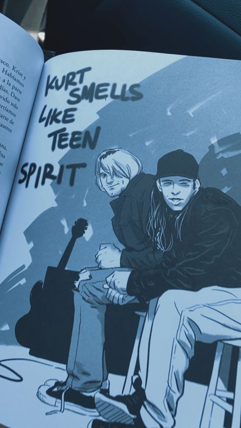 Nirvana Fan Art, Kurt Cobain Art, Curco Vein, Ancient Library, Nirvana Kurt Cobain, Nirvana Kurt, Grunge Band, Smells Like Teen Spirit, Spirited Art