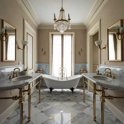 French Neoclassical House💖💖💖 Moulding Bathroom, French Moulding, Neoclassical Interior Design, Neoclassical House, French Neoclassical, Neoclassical, 3d Print, 3d Printing, Quick Saves