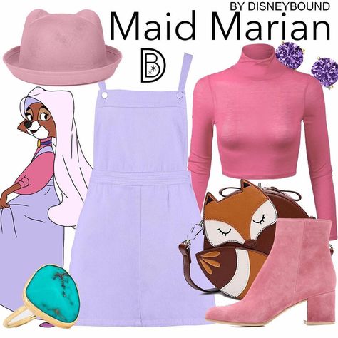 Robin Hood Disneybound, Summer Disneybound, Disney Bonding, Modern Princess Outfits, Disneybounding Ideas, Disney Princess Inspired Outfits, Disney Character Outfits, Disney Bound Outfits Casual, Princess Inspired Outfits