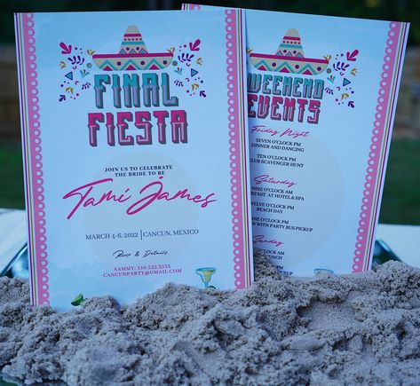 Excited to share this item from my #etsy shop: Final Fiesta Invitation Invite Bachelorette Itinerary Party Edit, Bachelorette Itinerary, Fun Invitations, Virtual Party, Party Bus, Dinner Invitations, Wedding Rehearsal, Change Text, Trip Ideas