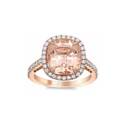 Morganite Rose Gold Halo Engagement Ring with Floral Basket ($1,980) ❤ liked on Polyvore featuring jewelry, rings, pave diamond engagement ring, leaf engagement ring, leaf ring, engagement rings and pink engagement rings Different Engagement Rings, Gold Halo Engagement Ring, Rose Gold Band Ring, Rose Gold Halo Engagement Ring, Morganite Engagement Ring Rose Gold, Fine Engagement Rings, Pink Engagement Ring, Cathedral Setting, Ring Inspiration