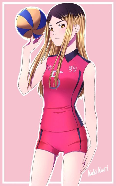 Fem!Kenma Kozume Fem Kenma, Blonde Anime Woman, Woman Volleyball, Haikyuu Genderbend, Blonde Anime, Goal In Life, Anime Woman, Volleyball Anime, Kenma Kozume