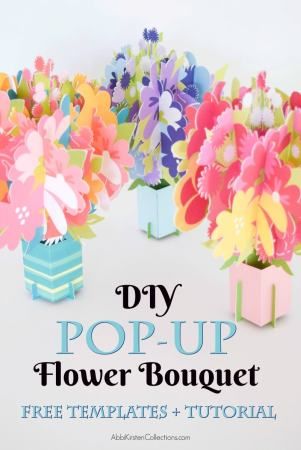 Pop Up Birthday Cards Diy Easy, Pop Up Cards Diy, Pop Up Flower Bouquet, Easy Presents, Birthday Arrangements, Pop Up Flower, Pop Up Flower Cards, Circuit Maker, Diy Pop Up Cards