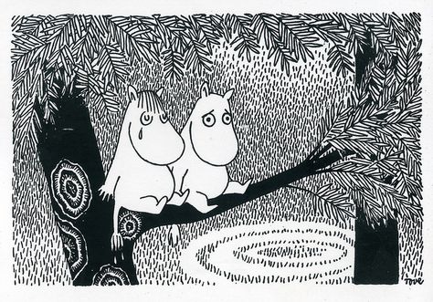 Moomin Illustrations, Army Dreamers, Moomin Books, Moomin Valley, Tove Jansson, Artist Inspiration, Art Inspo, Fairy Tales, Illustration Art