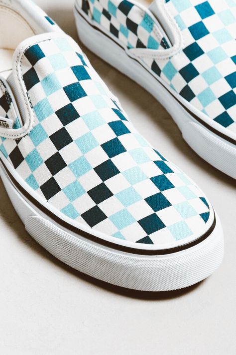 Vans Aesthetic, Shoes Game, Custom Vans Shoes, Cute Vans, Jason Markk, Tenis Vans, Vans Checkerboard, Trending Womens Shoes, Blue Vans