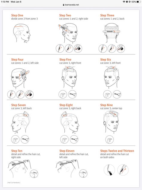 Pixie Haircut Diagram, Haircut Diagram, Diy Haircuts, Barber Tips, Barber School, Beard Barber, Hair Cut Guide, Barber Man, Free Haircut