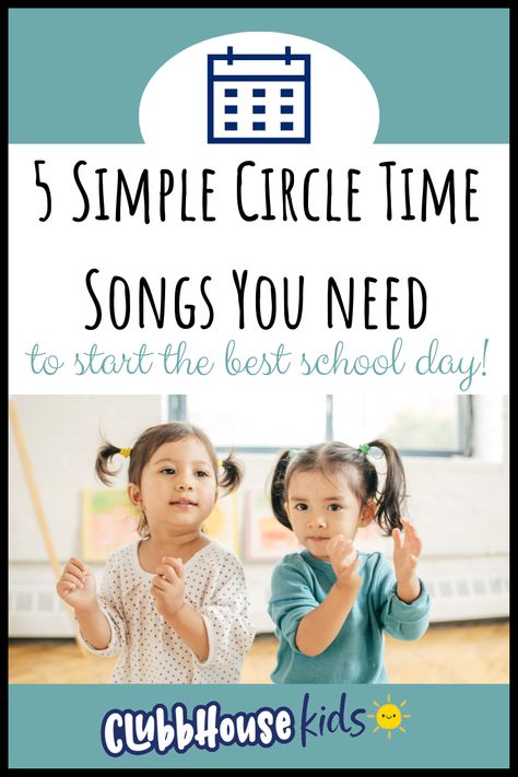 Circle Time Welcome Songs, Circle Time Songs For Infants, Circle Time For Infants, Good Morning Circle Time Songs, Songs To Start The Day, Preschool Good Morning Songs, Circle Time Songs For Toddlers, Circle Time Games For Preschool, Toddler Circle Time