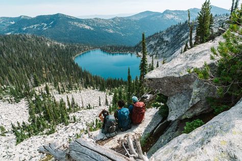 Backpacking to Harrison Lake in Idaho's Selkirk Mountains | Visit Idaho Idaho Camping, Sandpoint Idaho, Outdoor Magazine, Visit Idaho, Idaho Travel, Unique Vacations, Hiking And Camping, Alpine Lake, Coeur D'alene