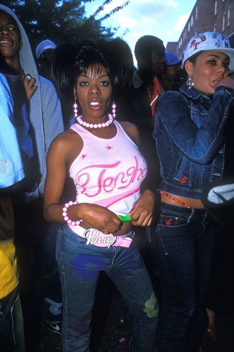 Trina Rapper, 90s Rave Fashion, African American Clothing, 90s 2000s Fashion, Notting Hill Carnival, 2000s Fashion Trends, Early 2000s Fashion, Black Parade, Rave Fashion