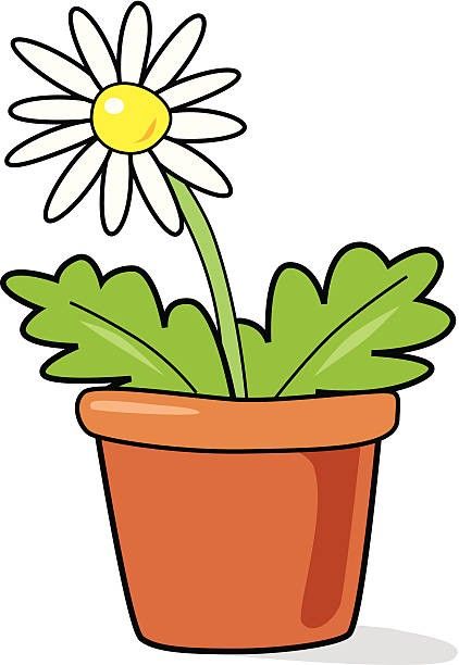 Flower Pot Printable, Animated Pictures, Flowers Drawing, Envelope Template, Mini Drawings, Drawing For Kids, Flower Pot, Flower Drawing, Flower Pots