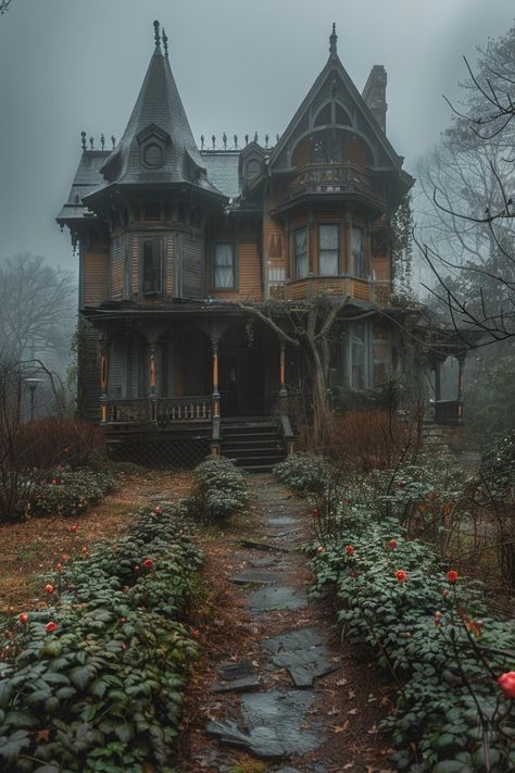 Feeling Uneasy, Dark Carnival, Creepy Old Houses, Creepy Clowns, Old Victorian Homes, Scary Stories To Tell, Creepy Houses, Old Abandoned Houses, Spooky House